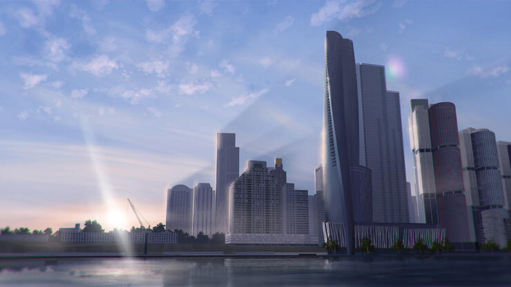 Towers On The Water