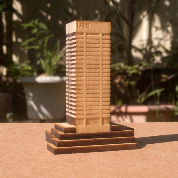 UTS Towers - laser cut plywood UTS Towers - laser cut plywood