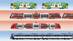Washi tape - pixel art trains Washi tape - pixel art trains
